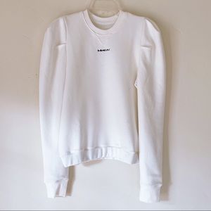Puff sleeve sweatshirt, (Size S) NWT